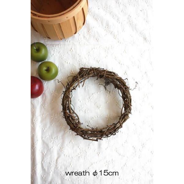 ドライフラワーリース台 15cm　サンキライヒゲつき | 