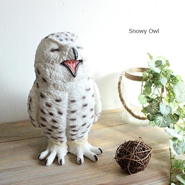 シロフクロウ hilarious　雑貨 アニマル オーナメント | 