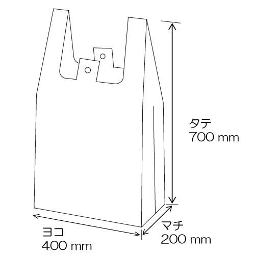 エンボスレジ袋60号（乳白）　100枚｜e-miyaco｜02