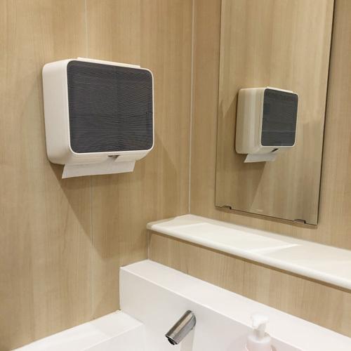 紙タオル ペーパータオルホルダー中判用 PTキャビネットflat M