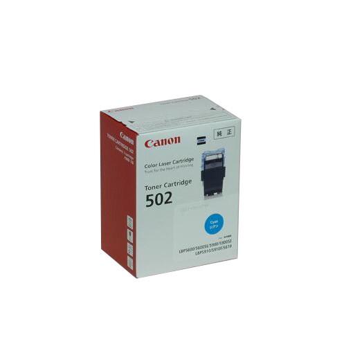 【純正】Canon トナーカートリッジ 502 シアン Canon（キャノン） トナーカートリッジ502 シアン 純正 : みやこ