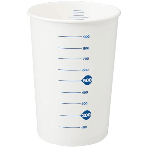 トーカン 検査用紙コップSI-1000B 目盛入 500個