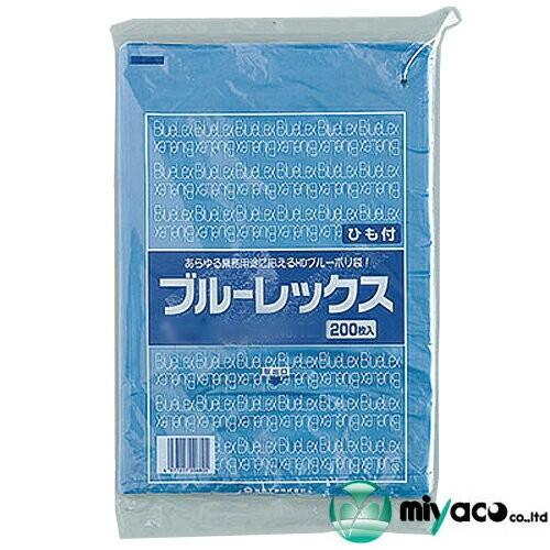 福助工業 ブルーレックス規格袋No.15 0.012×300×450mmヒモ付 4000枚