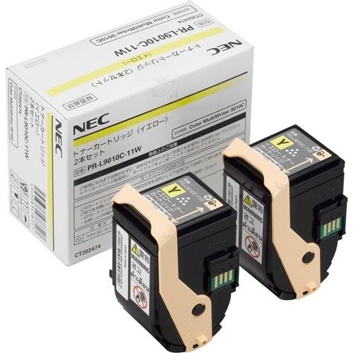 NEC（日本電気）PR-L9010C-11W イエロー 2本セット 純正