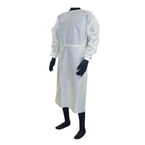 使い捨てガウン 袖付き 7227 ガードファインガウンPP イエロー 100枚