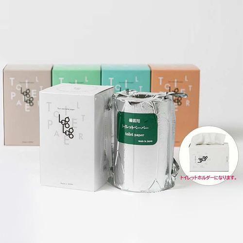 10年保証 備蓄用トイレットペーパーLogLog（ログログ）芯あり 幅114mm×70m 25個