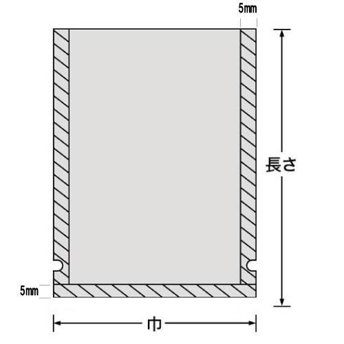 ラミネート袋 ナイロンポリNLタイプ 24-30 240×300mm 1400枚_福助工業