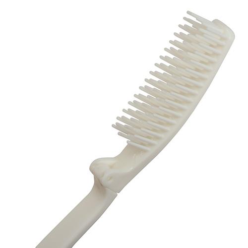 アメニティ用品 個包装 アーチブラシ ヘアブラシ 白 1000個 : みやこ