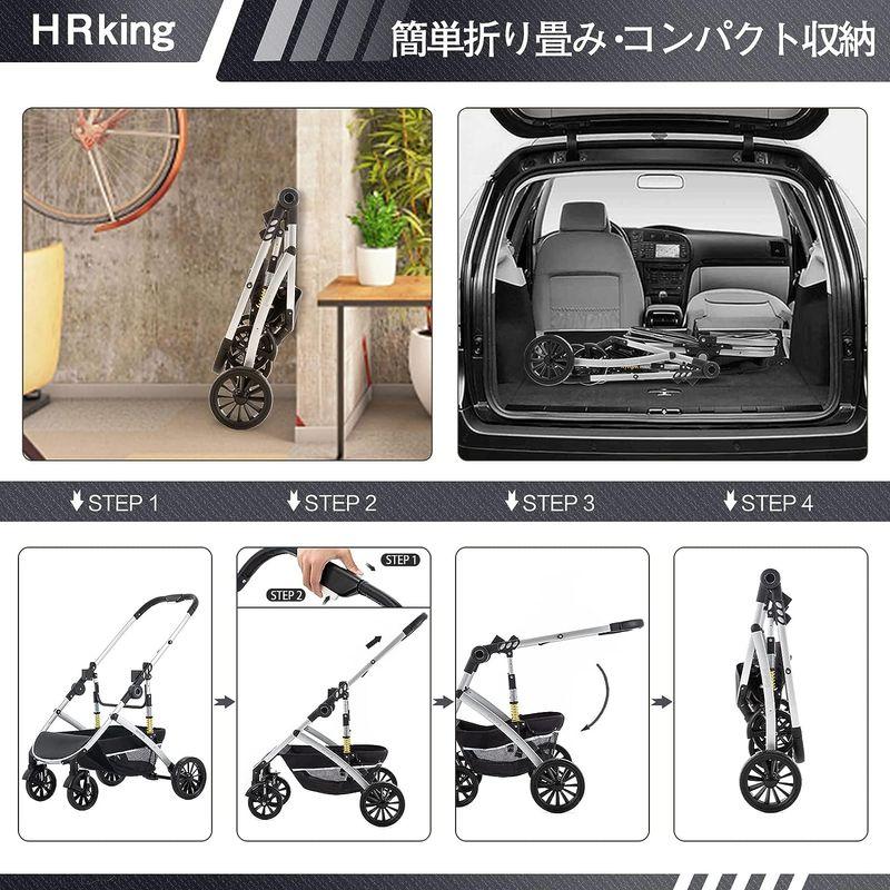 HRKING ペットカート 取り外し 分離型 ペットバギー 3way 折りたたみ 対面式 4輪 ペットキャリー 耐荷重20KG 犬用バギー ペットカート 取り外し 分離型 ペットバギー 3way 折りたたみ 対面式 4輪 ペットキャリー 耐荷重20KG 犬用バギー
