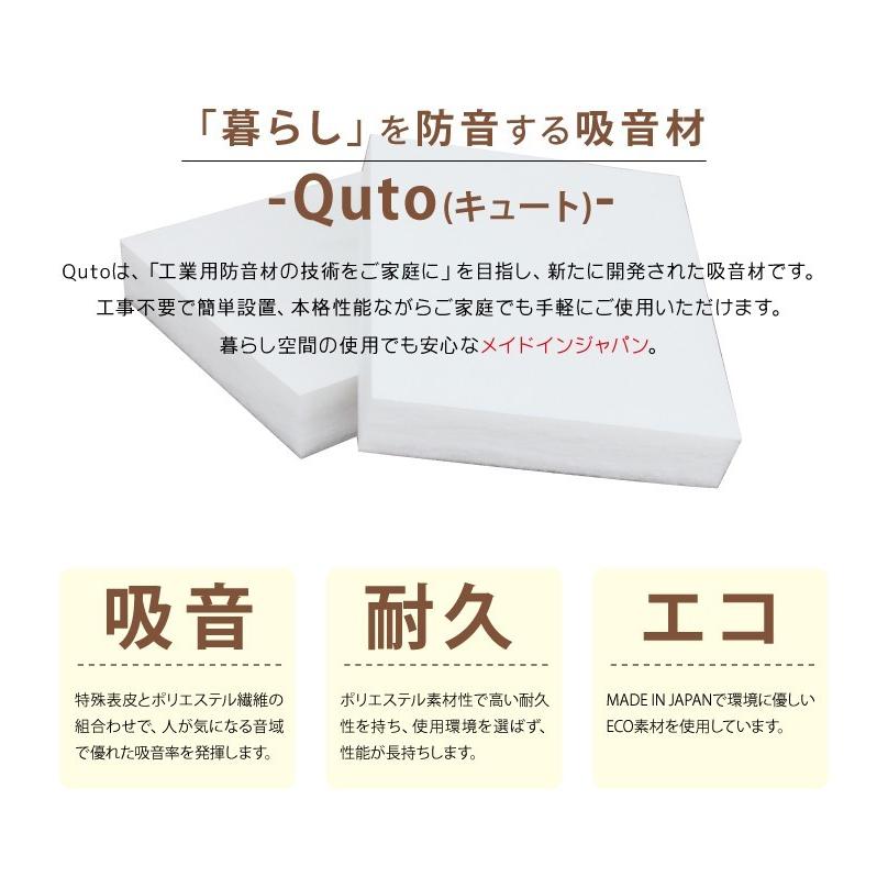 Quto 50mm 450mm 450mm 吸音材 防音 吸音 壁 防音材 防音シート 窓 ドア 防音マット 吸音シート Diy テレワーク 書斎 宅録 Qon Wh 50 490 440 N Libgraphy Online Shop 通販 Yahoo ショッピング
