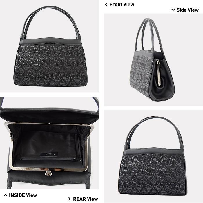 古都印伝 バッグ ハンドバッグ レディース 花束 本革 鹿革 日本製 斜め