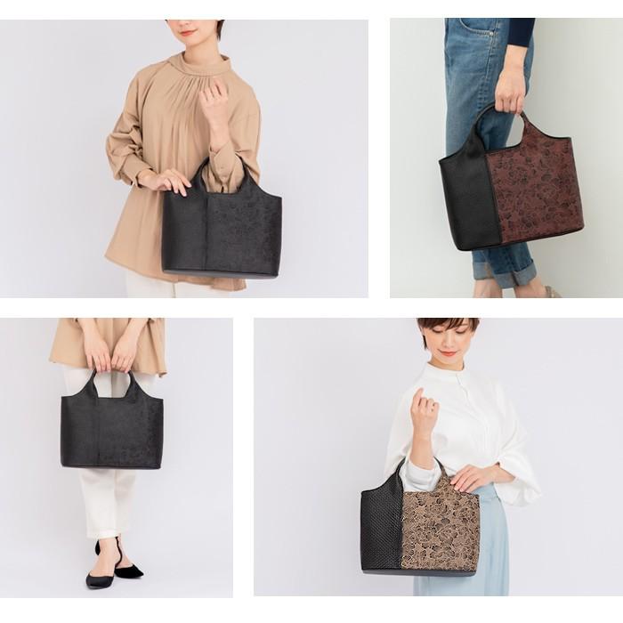 古都印伝 バッグ くり手バッグ ハンドバッグ トートバッグ