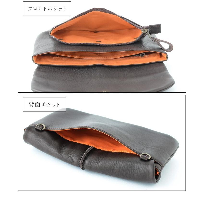 お財布ポシェット ショルダー 日本製 牛革 本革 レディース フォーマル