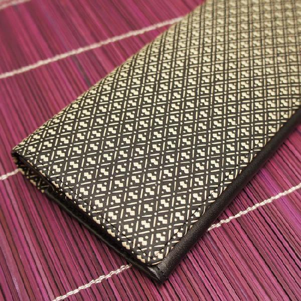 甲州印伝　印傳屋　長財布　瓢箪ひょうたん柄 古都印伝 財布 メンズ 長財布 本革 日本製 ひょうたん柄 印伝