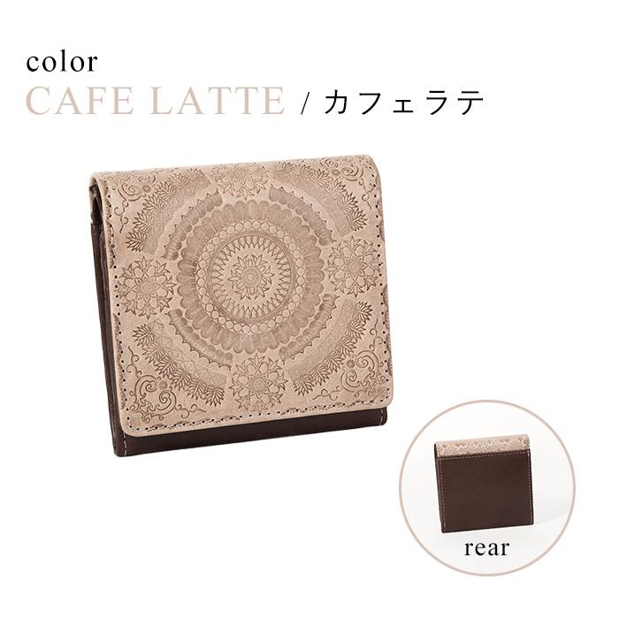 pacca pacca（パッカパッカ） アラベスク 二つ折り財布 コンパクト財布