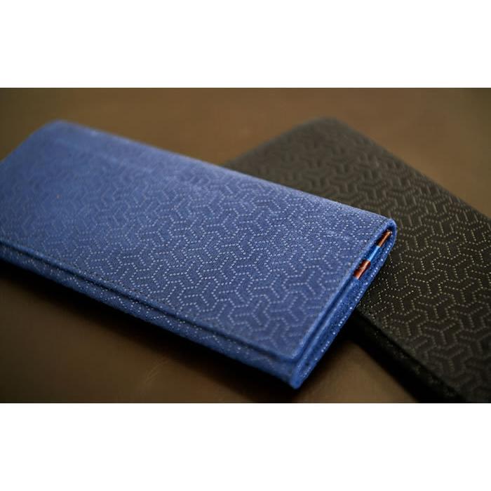 古都印伝 長財布 メンズ 紳士 本革 牛革 鹿革 日本製 スリム 和風