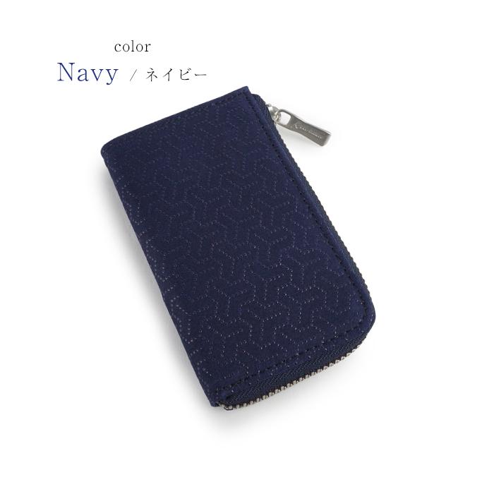 キーケース 鍵 メンズ 紳士 本革 牛革 鹿革 日本製 ファスナー 四連 カード