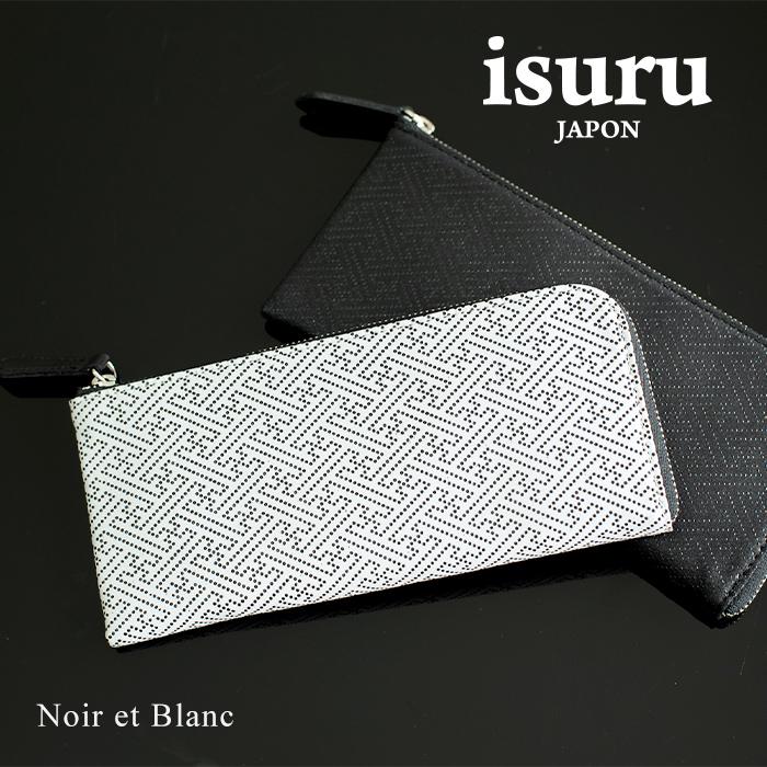 長財布 L字ファスナー 紗綾形 レディース メンズ 漆 本革 日本製 国産 革財布 羊革 上品 和風 和柄 コンパクト Isuru Japon サイフ 父の日 プレゼント sa イーモノ 通販 Yahoo ショッピング