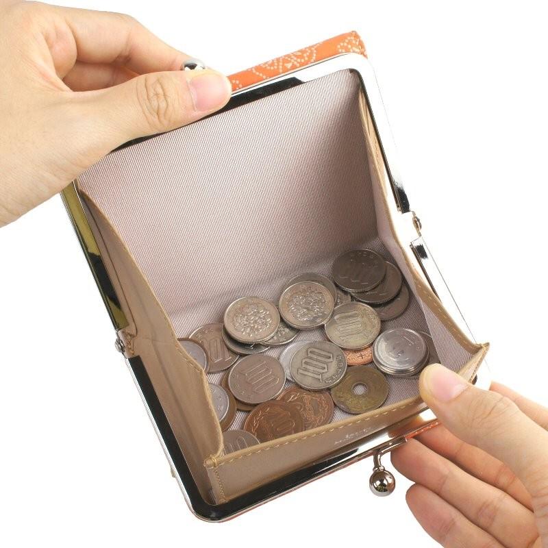 財布 レディース 二つ折り財布 がま口 ボックスコインケース 本革 日本製 革財布 牛革 レース柄 レースフラワー Isuru Japon イーモノ 通販 Yahoo ショッピング