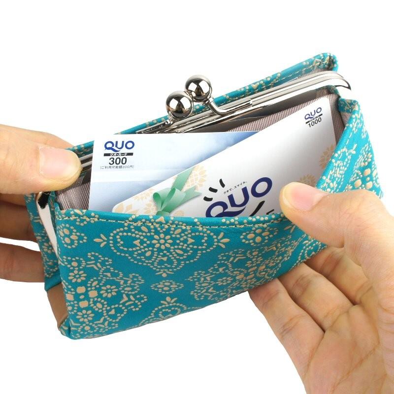 財布 レディース 親子がま口財布 カード入れ 小銭入れ 本革 日本製 国産 革財布 牛革  レース柄 レースフラワー isuru JAPON isuru JAPON（イスルジャポン） 財布 レディース 親子がま口財布 小銭