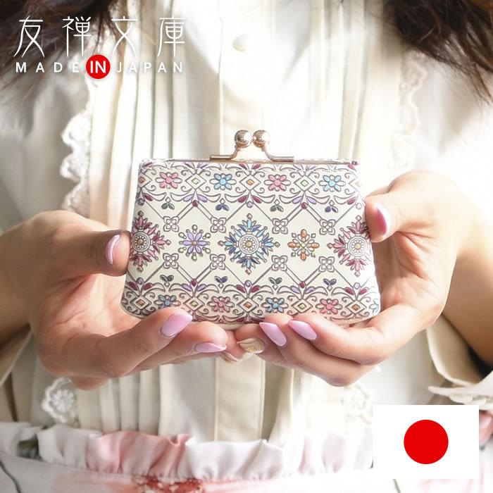 がま口(文庫屋「大関」 )革製　笠菊(桃花) がま口(文庫屋「大関」 )革製 笠菊(桃花) 文庫屋「大関」笠菊