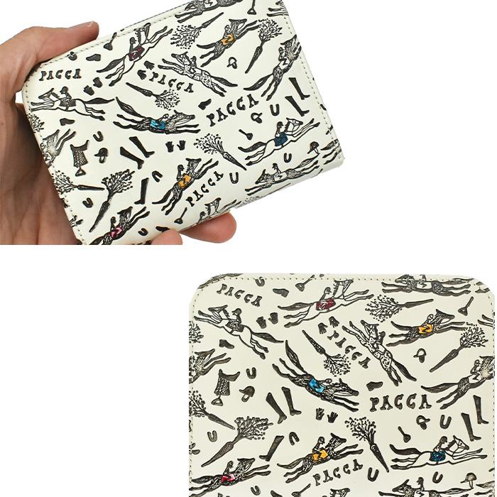 友禅文庫 ラウンドファスナー二つ折り財布財布 長財布 レディース長