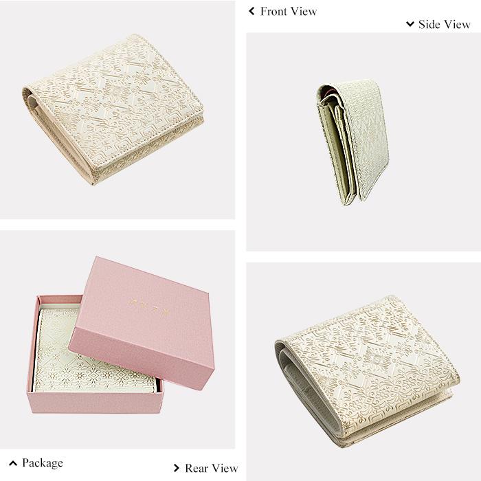 友禅文庫 二つ折り財布 コンパクト財布 BOX型小銭入れ 日本製 手作業