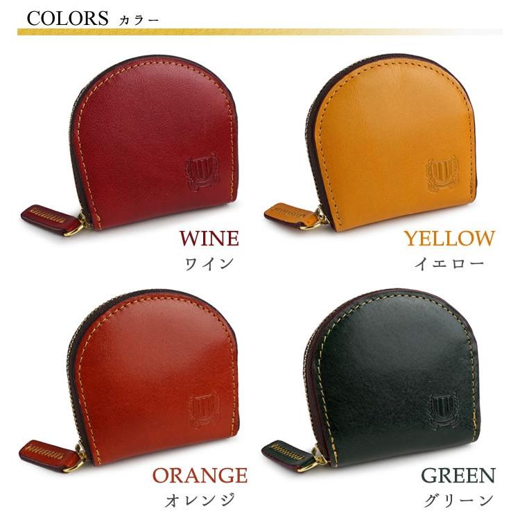 pacca 馬蹄型小銭入れ コインケース ファスナー メンズ 馬革