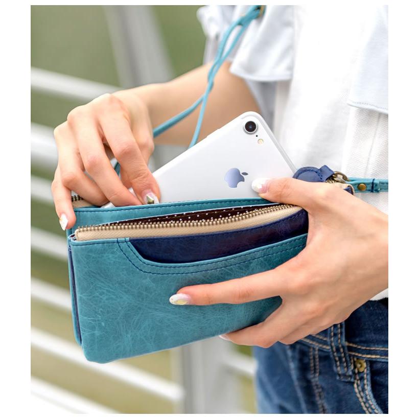 pacca pacca（パッカパッカ） お財布ポシェット 長財布 撥水加工