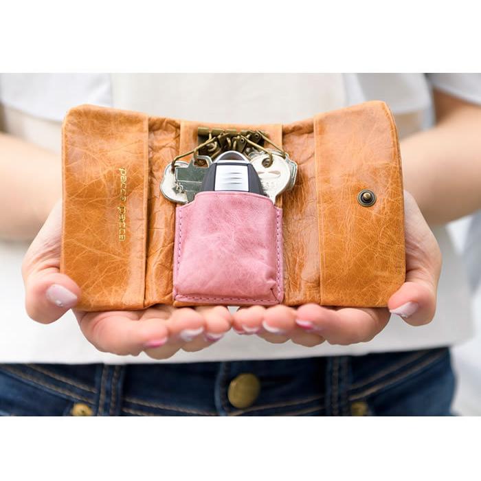 pacca pacca（パッカパッカ） キーケース 小銭入れ有り スマートキー