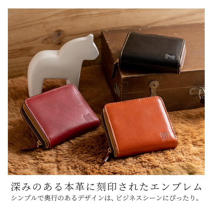 pacca pacca（パッカパッカ） 財布 メンズ 二つ折り財布 ラウンド