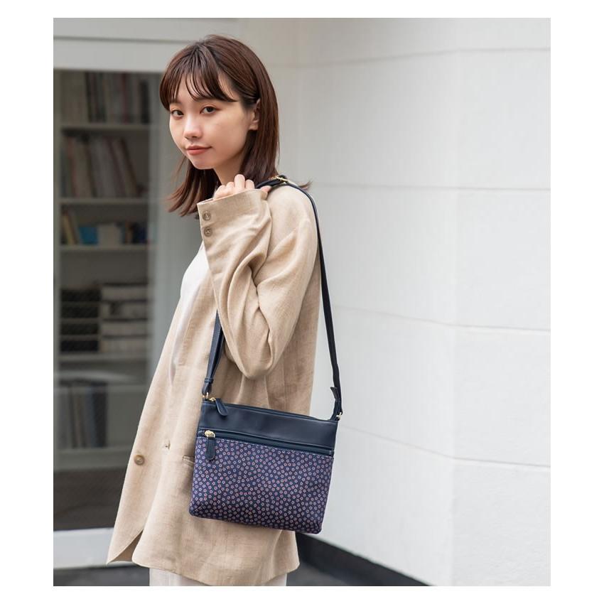 古都印伝 バッグ レディース ショルダーバッグ 軽い 小桜 本革 鹿革