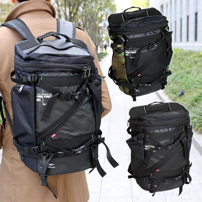 リュック　メンズ　男性　25L　多機能　大容量　撥水　防水　ファイアファース リュックサック メンズ 男性 25L 多機能 二層 大容量 撥水 防水 ベルト