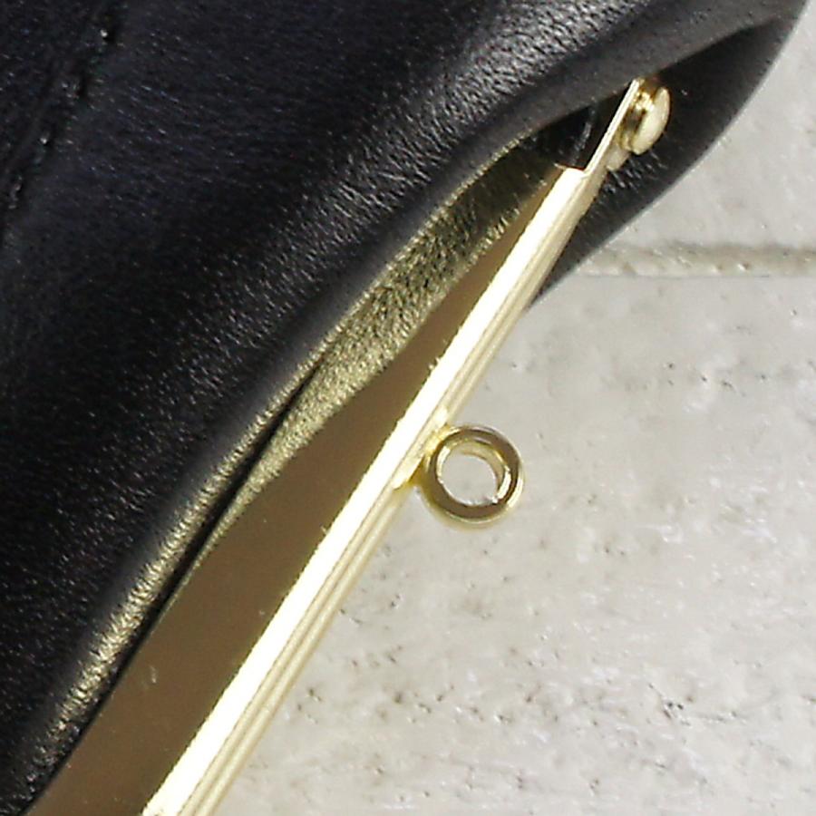 財布 レディース がま口 本革 日本製 刺繍 花柄 桜 親子 がま口財布