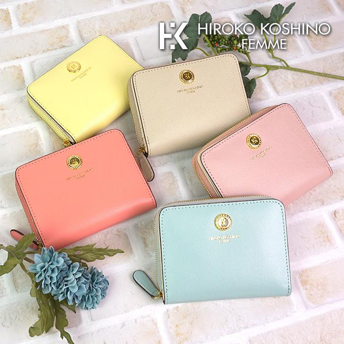 二つ折り財布 折りたたみ財布 ファスナー ジッパー レディース 5色 上品 婦人財布 カジュアル ギフト 祝い プレゼント コシノヒロコ Hiroko Koshino Kl 0632 イーモノ Yahoo 店 通販 Yahoo ショッピング