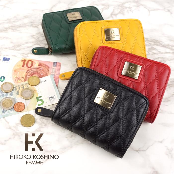 ラウンドファスナー二つ折り財布 財布 レディース 合成皮革 ギフト 祝い プレゼント コシノ ヒロコ Hiroko Koshino クリスマス 母の日 Kl 06 イーモノ Yahoo 店 通販 Yahoo ショッピング