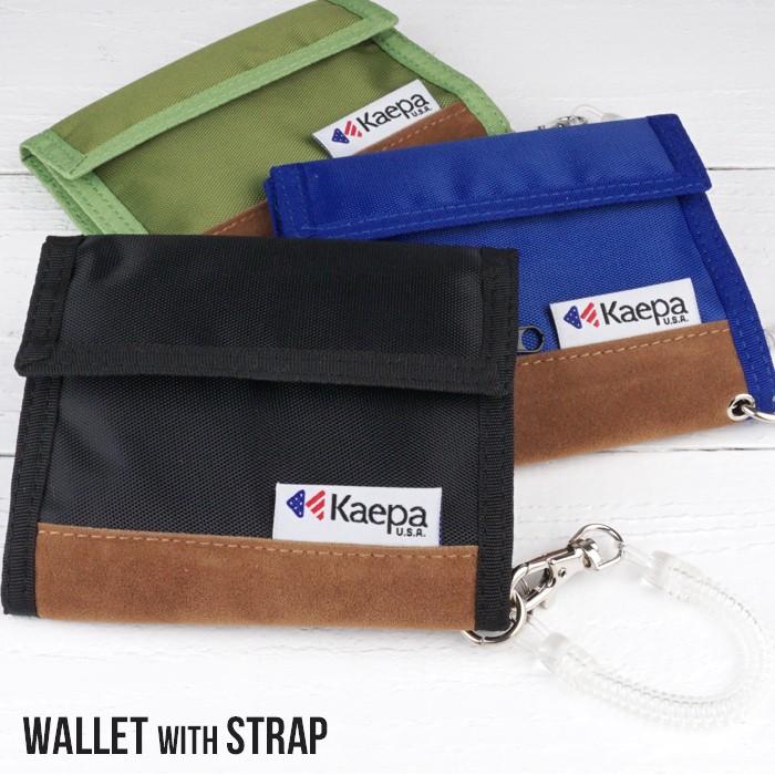 財布 メンズ 三つ折り財布 小銭入れあり コインケース マジックテープ ストラップ付き ケイパ Kaepa Usa Kp 321 イーモノ Yahoo 店 通販 Yahoo ショッピング
