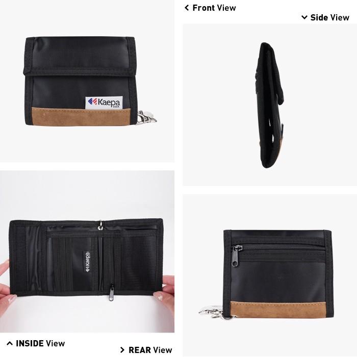 財布 メンズ 三つ折り財布 小銭入れあり コインケース マジックテープ ストラップ付き ケイパ Kaepa Usa Kp 321 イーモノ Yahoo 店 通販 Yahoo ショッピング