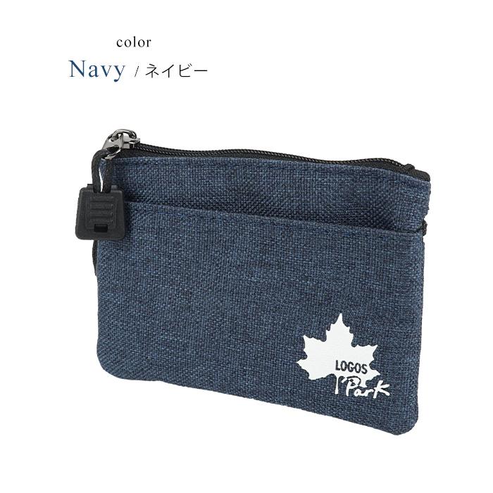 LOGOSPark ダブルファスナー小銭入れ 小銭入れ コインケース