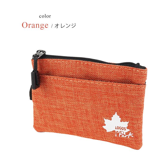 LOGOSPark ダブルファスナー小銭入れ 小銭入れ コインケース