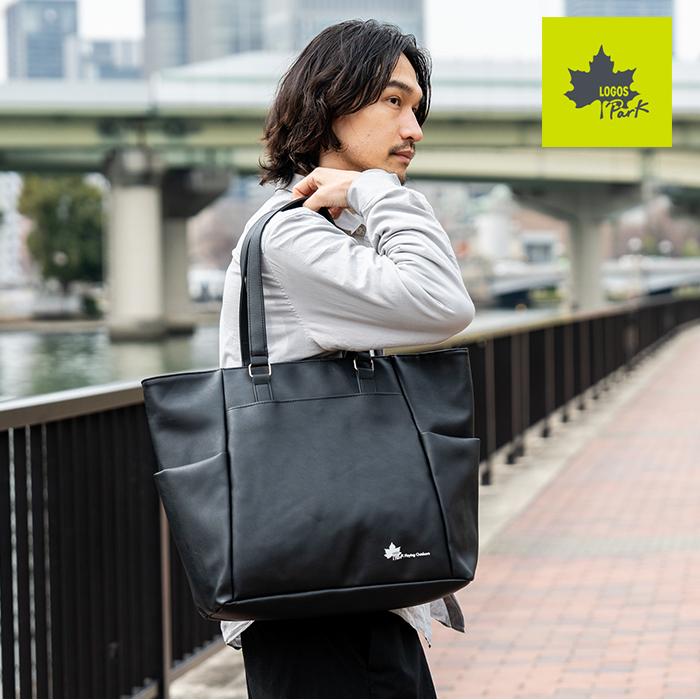 LOGOS トートバッグ ビジネストート フェイクレザー Park ロゴス LOGOS トートバッグ ビジネストート フェイクレザー Park ロゴス