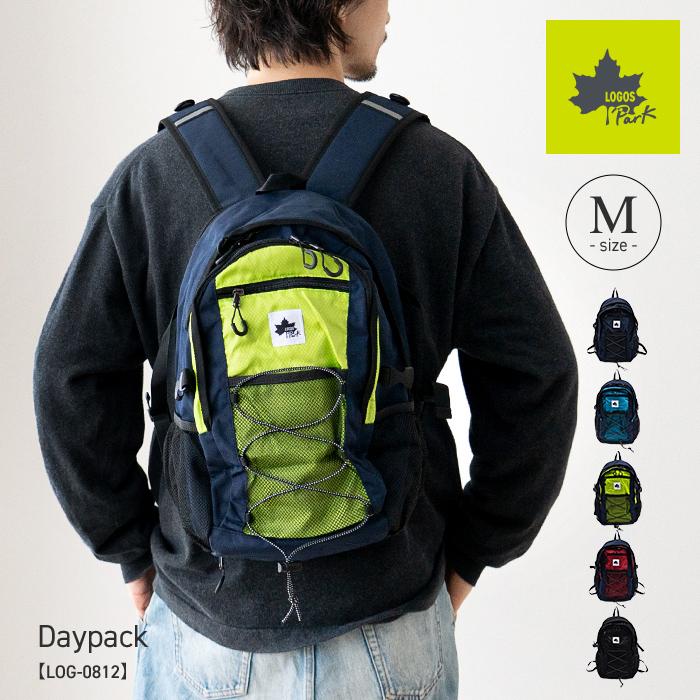 LOGOS Park ロゴスパーク リュック バックパック リュックサック デイパック レインカバー付き メンズ 男女兼用 Mサイズ 軽量 大容量 おしゃれ 通勤 通学 | LOGOS