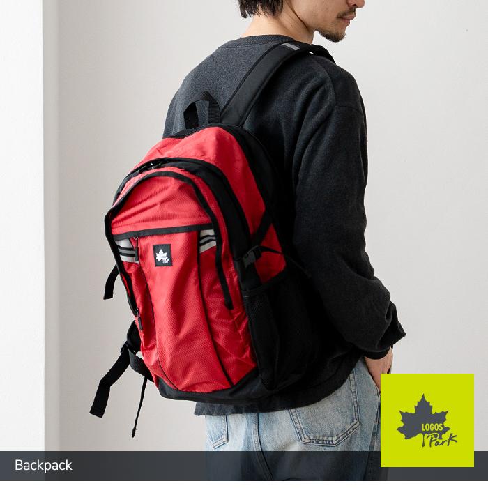 LOGOS Park ロゴスパーク リュック バックパック リュックサック デイパック リフレクター 反射 メンズ 男女兼用 Lサイズ 軽量 大容量 おしゃれ 通勤 通学 | LOGOS | 09