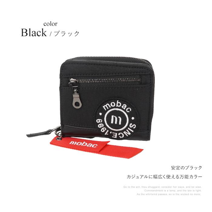 M*a様 MOYNAT 二つ折り財布 ラウンドジップ　ブラック ラウンドファスナー二つ折り財布 二つ折り財布 折りたたみ財布