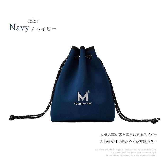 巾着ポーチ 小物入れ レディース ハンドバッグ ポリエステル