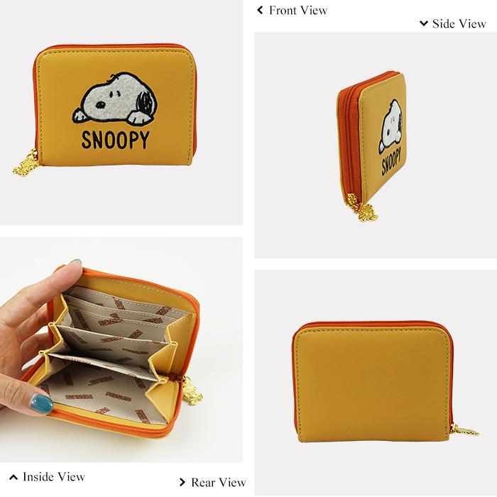 SNOOPY（スヌーピー） ラウンドファスナー小銭入れ コインケース ミニ