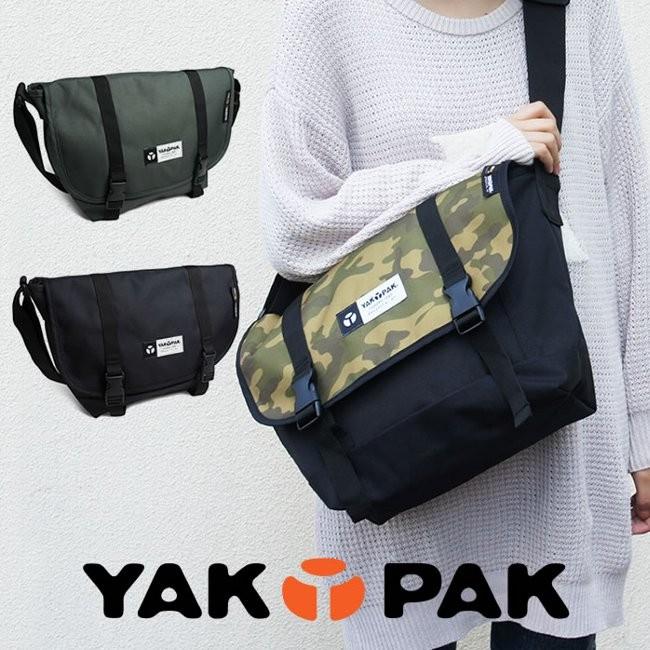 YAKPAK ショルダーバッグ 斜めがけ メッセンジャーバッグ