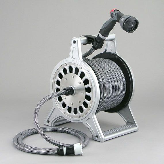 ブロッサリール 20m シルバー 三洋化成 散水ホースリール Blossa DR4