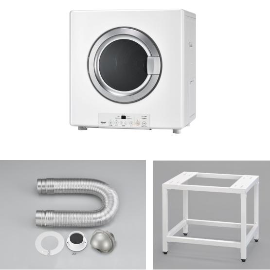 リンナイ】衣類乾燥機 排湿管セット 100パイ【幹太くん】