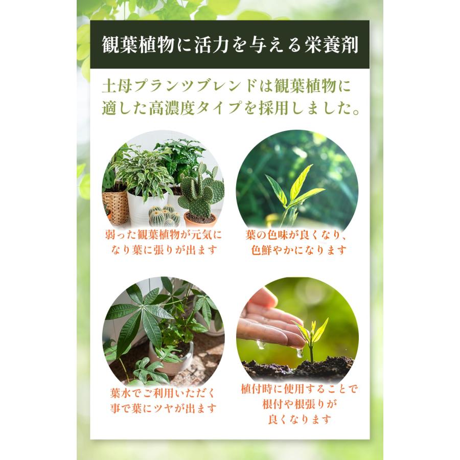 reterior リテリア 土母 どうも PLANTS BLEND 4L 観葉植物 多肉植物 高濃度タイプ 活力剤 活性剤 栄養剤 花 水耕栽培 にも利用可能 |  | 03
